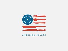 American Palate #logo #usa #j fletcher