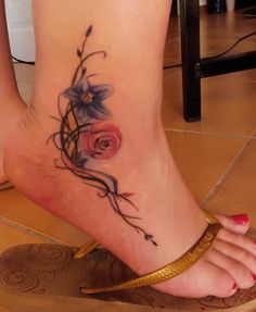 60+ Ankle Tattoos for Women #women #ankle #tattoos