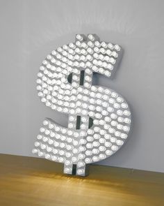 Burning, Bright at The Pace Gallery on ELLE DECOR-Page 2 #bulb #noble #sign #tim #dollar #webster #sue #and #light