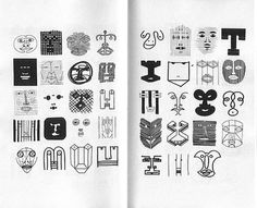Oliver Tomas | Text Proportion Utility » Blog Archive » Bruno Munari's Design as art (1966) #munari #design #faces #as #illustration #art