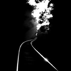 Google Reader (1000+) #train #white #black #tracks #photography #and #contrast