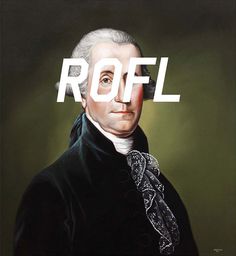 shawn huckins: twitter and sms 18th century portrait paintings #art