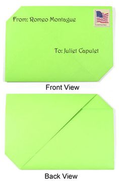 How to make a traditional origami envelope (http://www.origami-make.org/howto-origami-envelope.php)