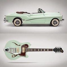 myfeedly: (via Marca dinamarquesa lança guitarras inspiradas em carros...