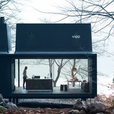 vipp's plug and play shelter serves as a comfortable retreat #vipp