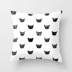 cat pillow #interior #cat #pattern #pillow