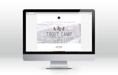 Reindeer Lake Trout Camp #branding #design #website #identity #hunting #logo #fishing #web