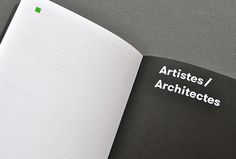 Festival art et architecture by Samuel Larocque #graphic design #print #editorial