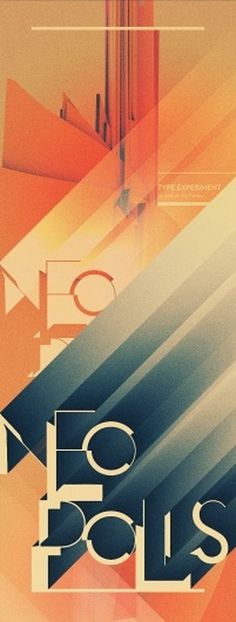 NEOPOLIS on the Behance Network #typography