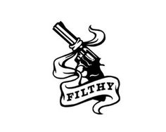 (2) Samuel Clarke / Pinterest #mark #logo #gun #filthy