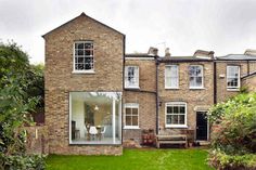 vegetarian cottage by cousins & cousins expands victorian home in london #window #renovation #house #extension