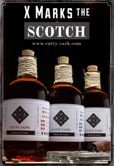 Cutty Sark Whiskey #whiskey #branding #scotch #wood #twine #identity #type