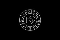 Handsome Devils Club by Taylor Evans #logo #symbol #circle #mark