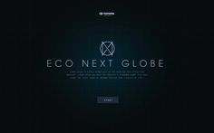 Eco Next Globe on Behance #type #web
