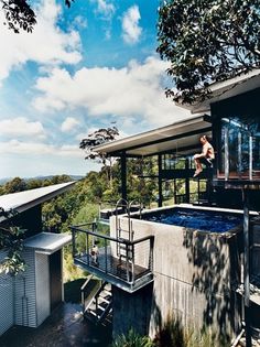 Coolest Homes for Artists & Art Collectors - Slideshows - Dwell #modern #design #cannonball #pool #dwell #architecture #jump #housing
