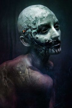 Futuristic Nightmare Creations Come To Life In Fantasy Portraits by Stefan Gesell