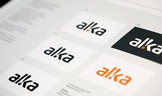 Corporate & Brand Identity - Alka, Denmark on the Behance Network #branding #guide #guidelines #corporate #style