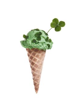 CRL #luck #cream #tasty #lucky #clover #ice #fun #green