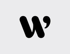 Logo design symbol – W #inspiration #white #design #black #symbol #and #logo