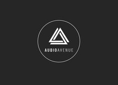 Audio Avenue on Behance #business #modern #card #black #logo #triangle #music #type #typography