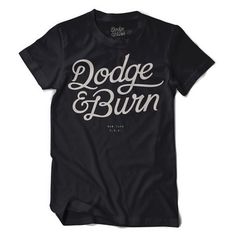 Fab.com | Classic Tee Black #burn #& #black #shirt #dodge #typography