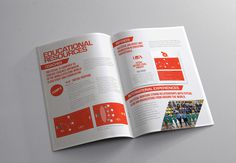 USA Futsal brochure on Behance #print #design #graphic #palette #clean #soccer #grid #minimal #usa #football #colour #brochure