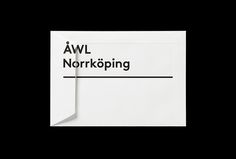 Ã…WL Arkitekter by Henrik Nygren #stationary #brand design #branding #envelope