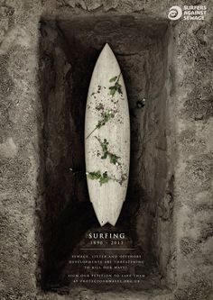 sas protect our waves surfboard coffin #surf #photo #poster