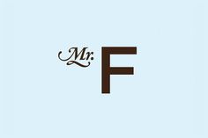 Mr. F on the Behance Network #typo