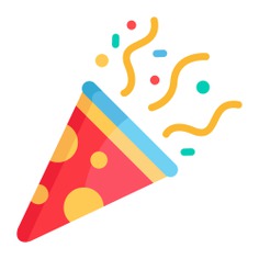 See more icon inspiration related to birthday, fun, confetti, party, celebration, new year and birthday and party on Flaticon.