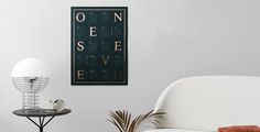"ONE SEVEN" is the name of the new 2017 calendars designed by Kristina Krogh from Denmark Copenhagen. The prints come in a size of 50 x 70 c #sthash