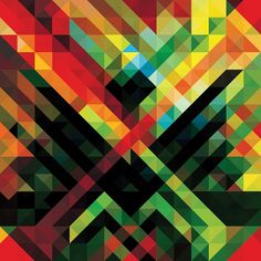 Andy Gilmore Geometric Pattern #gilmore #andy #pattern #africa #geometric #hitech #warp