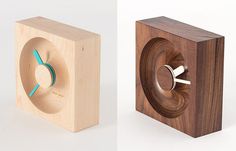 OClock: Wood & Cork Clocks by Okum Made #objects #design #wood #industrial #clocks