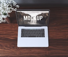 Laptop on desk mock up Free Psd. See more inspiration related to Mockup, Template, Laptop, Web, Website, Mock up, Desk, Templates, Keyboard, Website template, Screen, Mockups, Up, Web template, Realistic, Real, Web templates, Mock ups, Mock and Ups on Freepik.