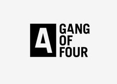 Gang of Four Logo | Shiro to Kuro #logo #branding