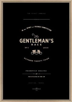 STUDIO #design #graphic #gentleman #poster #race