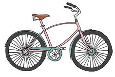flora | florafrickerart: bicycle illustration by Flora... #flora #bicycle #fricker #illustration #bike