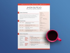 Free 5 Colors Resume Template for Any Job Opportunity