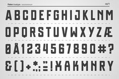 FFFFOUND! | PATEN.OTF on the Behance Network #font #alphabet #angles #typography