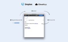 Sparrow with Cloudapp/Dropbox integration #sparrow #cloudapp #ui #dropbox