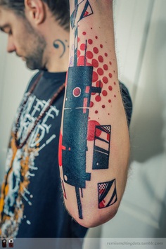 abstract tattoo forarm4 by RemiisMeltingDots