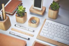 The Grovemade Desk Collection in technology style fashion main Category #computer #accessories #desktop #wood