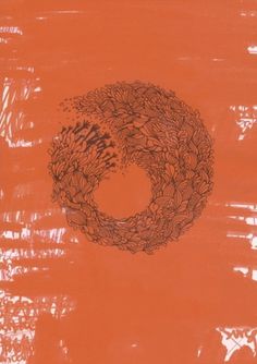 Home Orange Art Print by The Babybirds | Society6 #abstract #artwork #illustration #art #organic
