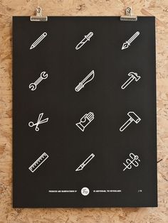 Tim Boelaars — Tools #icon #design #icons #texture #illustration #posters #poster #paper