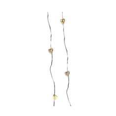 String Light White Garland Wire With Hearts 20 Lights 200cm
