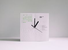 Antalis Calenclock 2012 on the Behance Network #promo