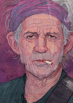 The Rolling Stones: Illustrated Portraits by Stavros Damos