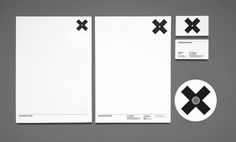 Cross Section Studio - Hunt Studio | Multi-disciplinary design studio | Melbourne #stationary #black #geometric #logo #typography