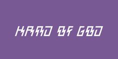 Hand of God, by Celeste Prevost #inspiration #creative #design #graphic #purple #god #hand #typography