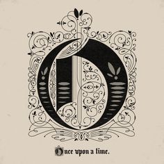 Once upon a time… #typography